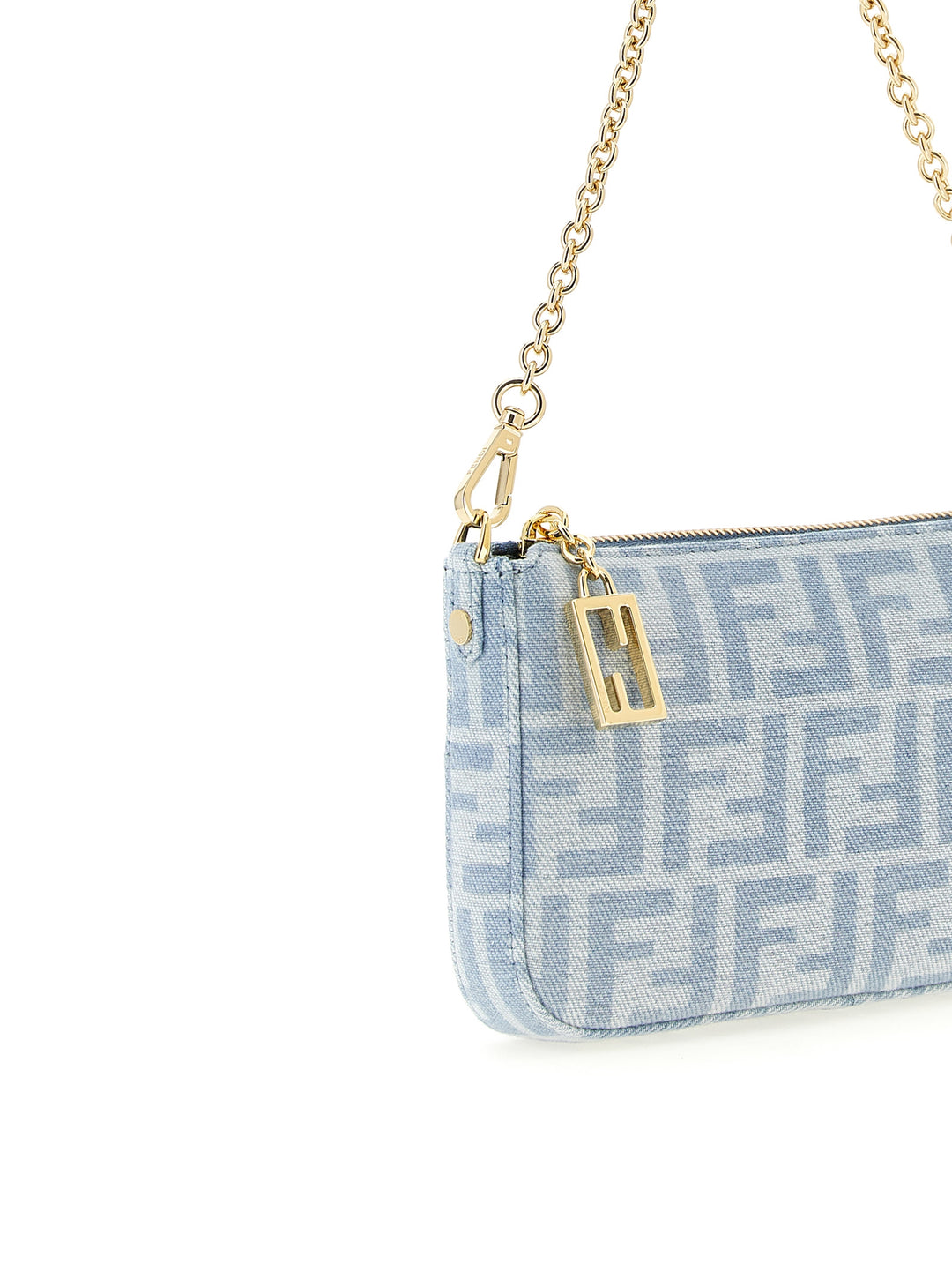 Fendi Baguette Clutch - Light Blue | edc8f06c220104d32b0f0de0642e53a13482b9b4