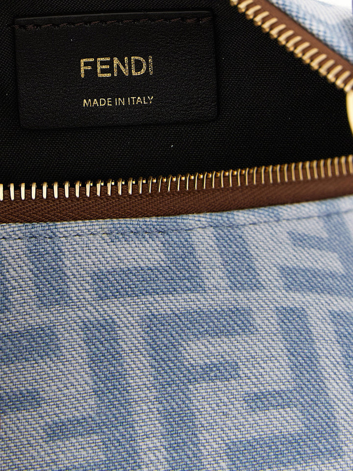 Fendi Fendigraphy Hand Bags - Light Blue | f7811cad2a9811c641119432a8c547aa610a9da6