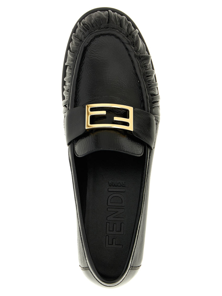 Fendi Baguette Loafers - Black | 98564a13ed12e302a0e144ccc79b3eac77314dba