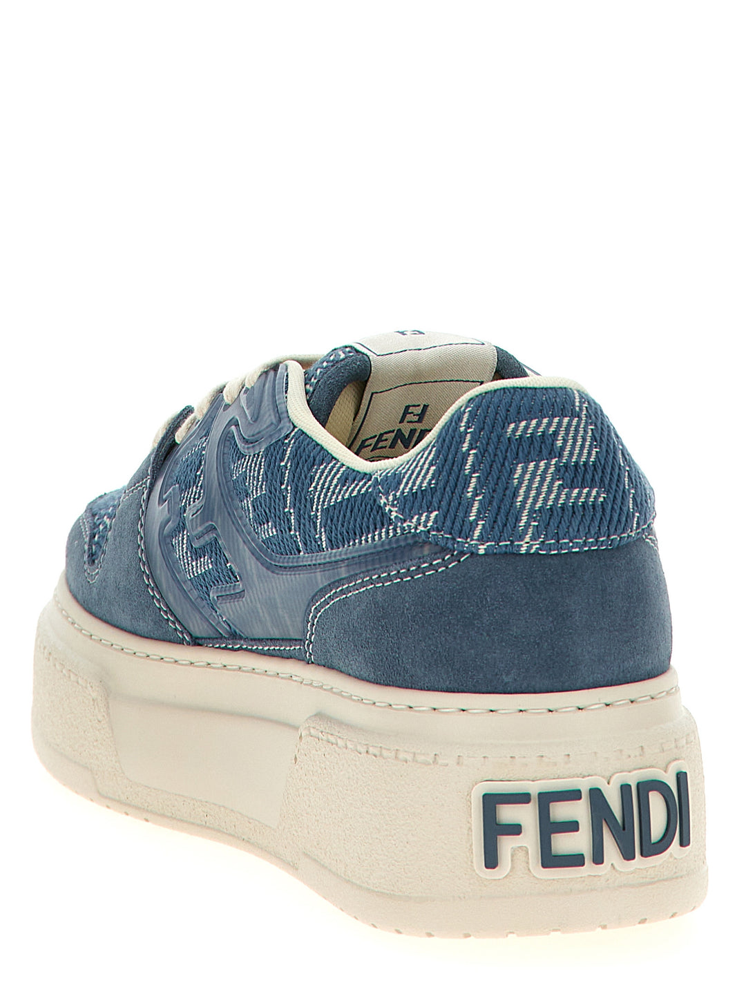 Fendi Fendi Match Sneakers - Light Blue | fe97343e21676638989754b54f022d5d91e8928b