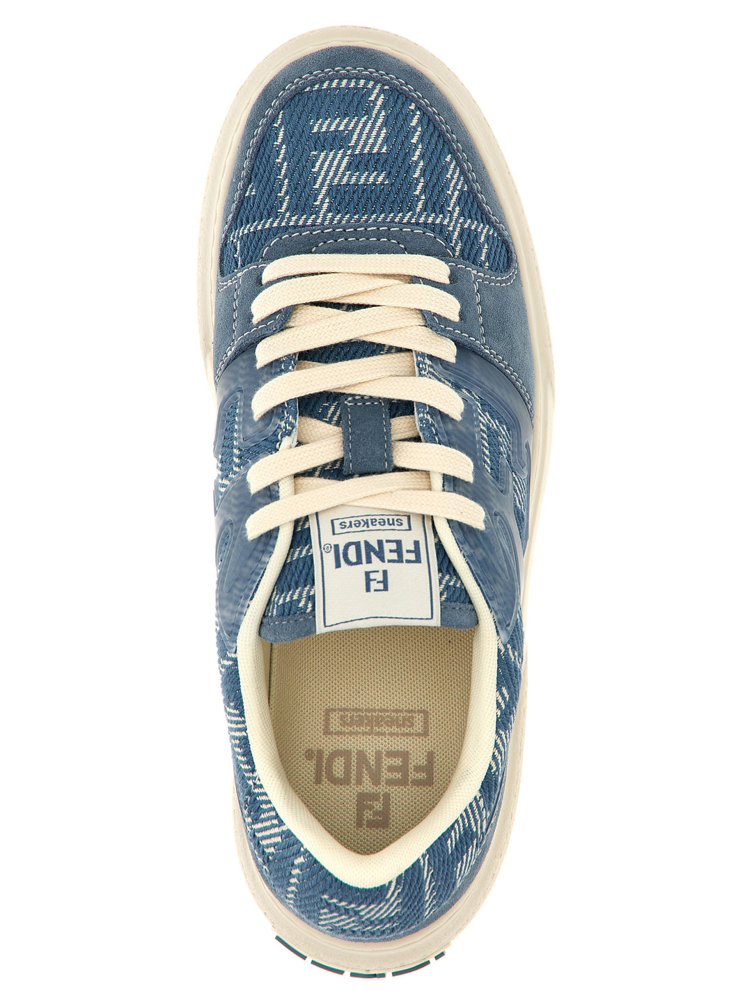 Fendi Fendi Match Sneakers - Light Blue | c2309a5145aa50e354e39552947afc3189294d94