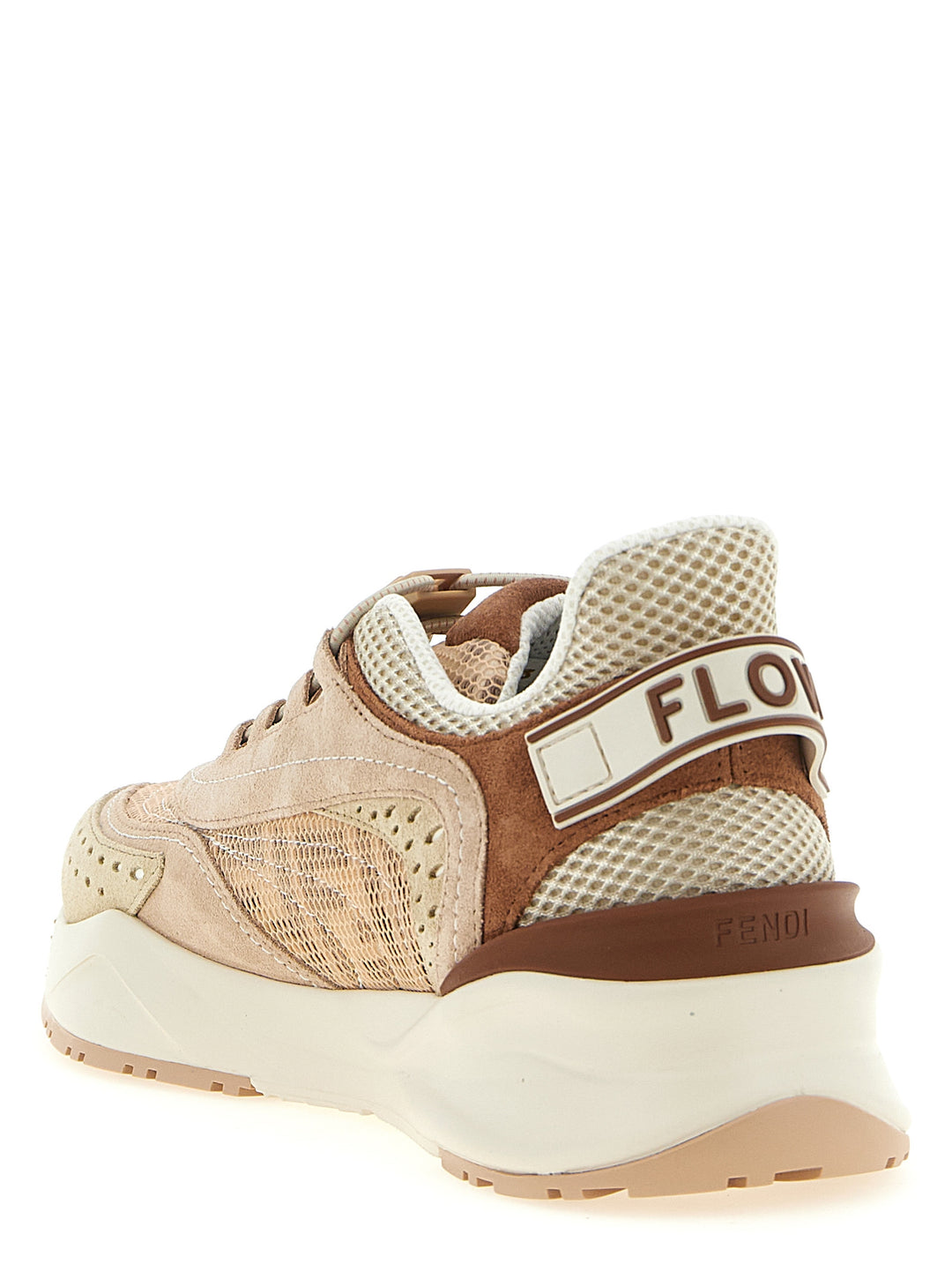 Fendi Fendi Flow Sneakers - Pink | 7d60f60ce76b8f969451019fbac897123fe23423