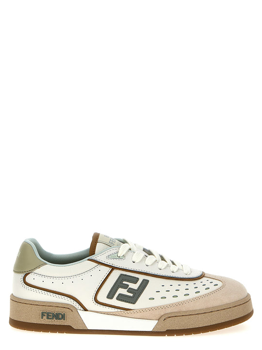Fendi Match Sneakers Beige