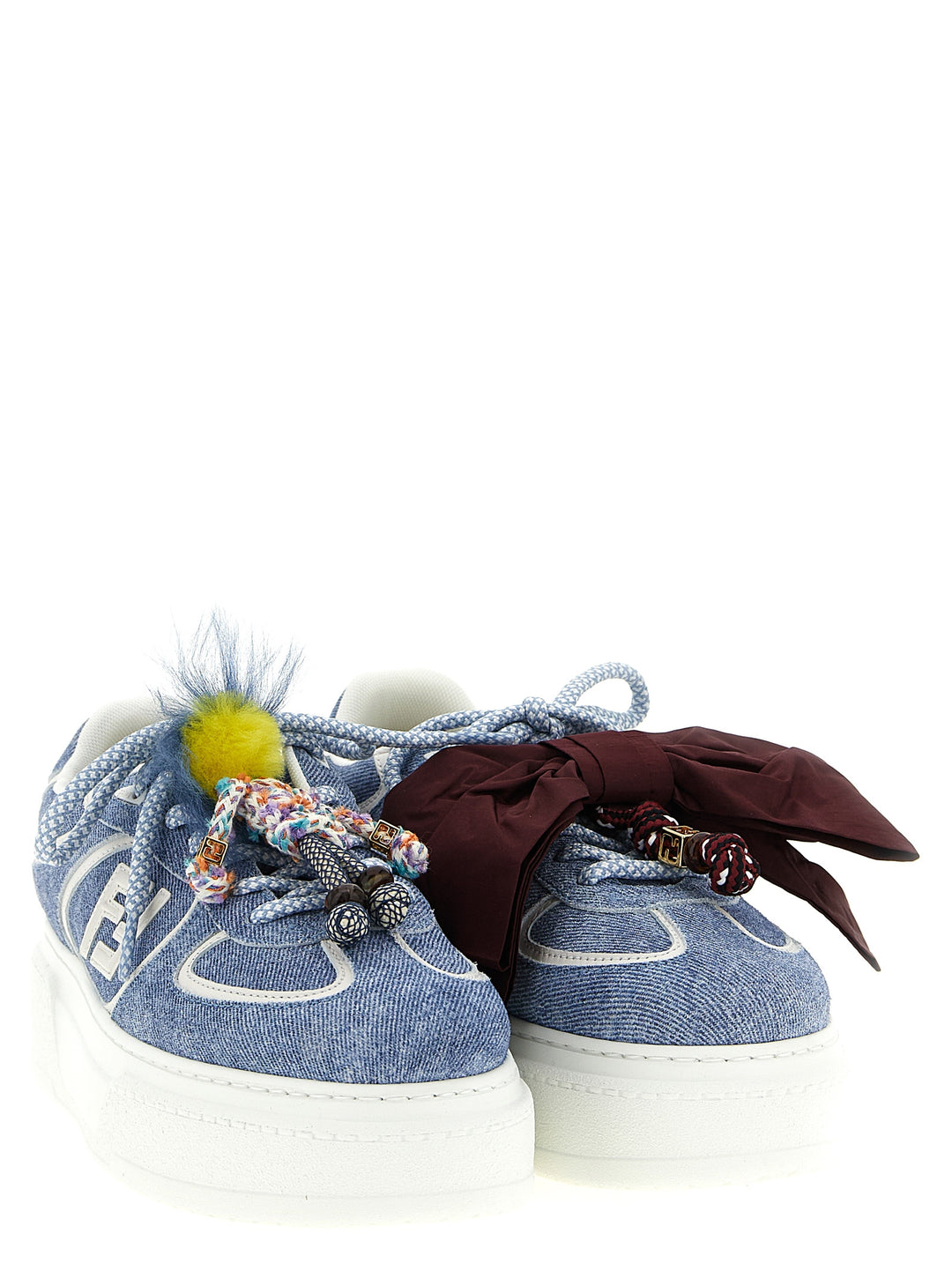 Fendi Fendi Match Sneakers - Light Blue | a90d9ac6af3f615992e8603b9345f836d74a4bc3