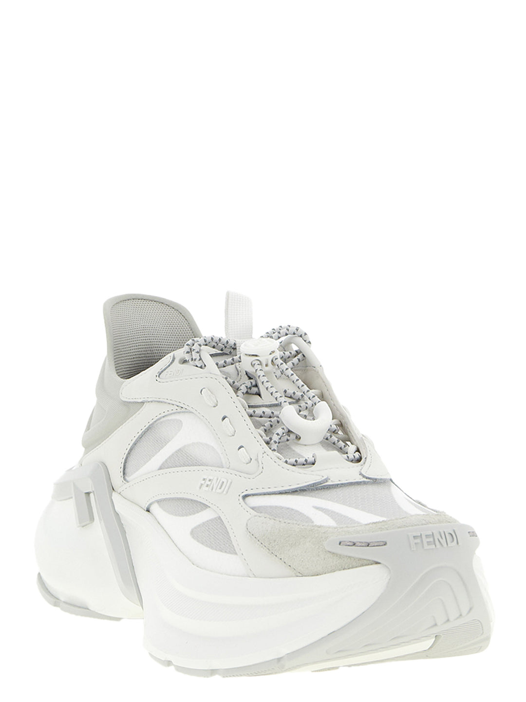 Fendi Fendi F-Light Sneakers - Gray | d305ee08bf3c1005cb93628442638376ee4feae4