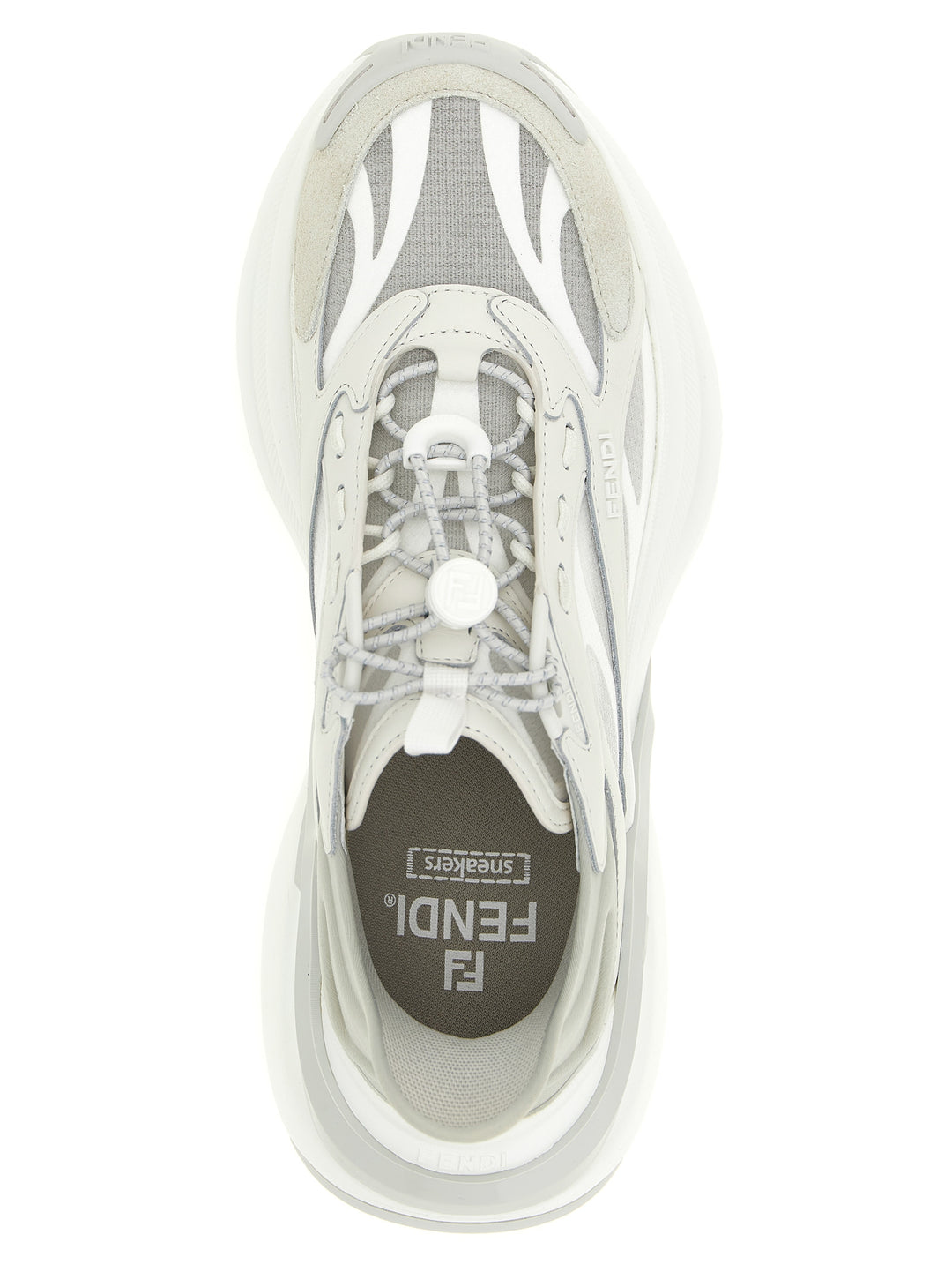 Fendi Fendi F-Light Sneakers - Gray | 8446c0d9a4ddb8c6b5516aa4f696e1fae3501e29