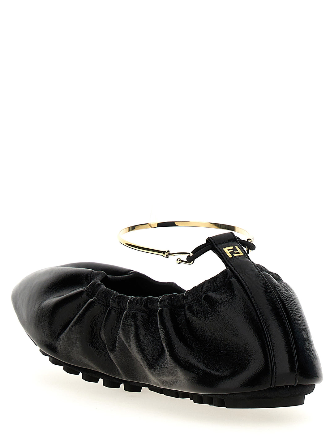 Fendi Filo Flat Shoes Black