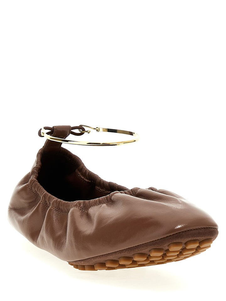 Fendi Filo Flat Shoes Brown