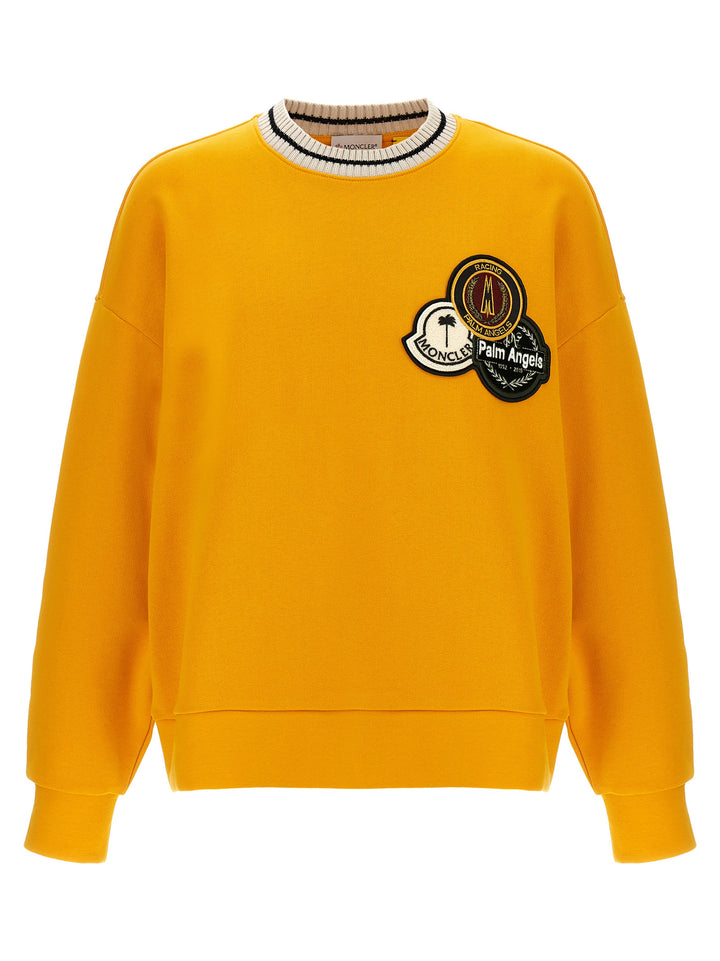 Moncler X Palm Angels Sweatshirt Yellow