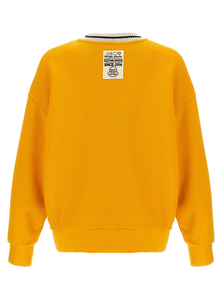 Moncler X Palm Angels Sweatshirt Yellow