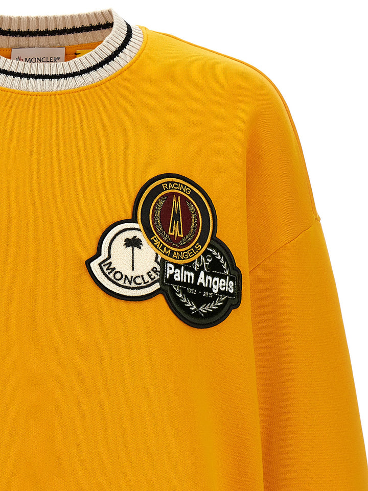 Moncler X Palm Angels Sweatshirt Yellow