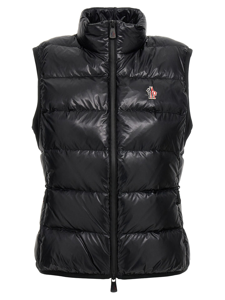 Two-Material Vest Gilet Black