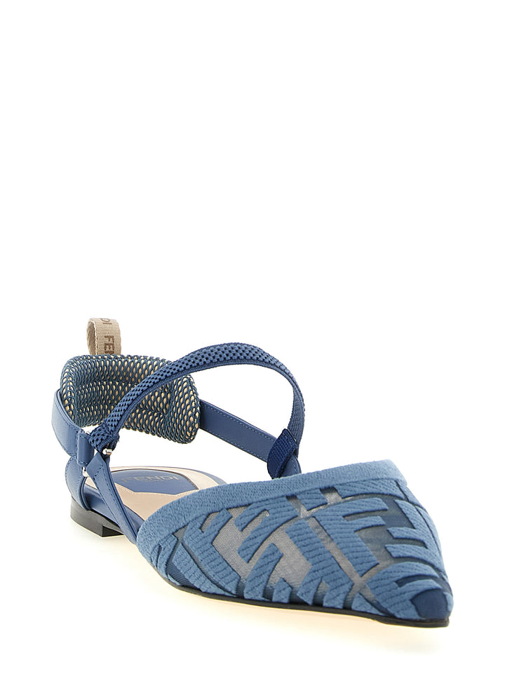 Fendi Colibrì Lite Sandals - Light Blue | 0c489283a860a594551f6cb276f9789e4f46e2b3