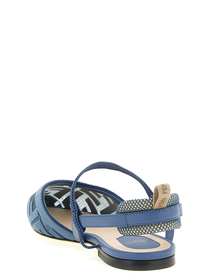 Fendi Colibrì Lite Sandals - Light Blue | 6b7fb28419ba949059f54083b48c6051e2ea6c77