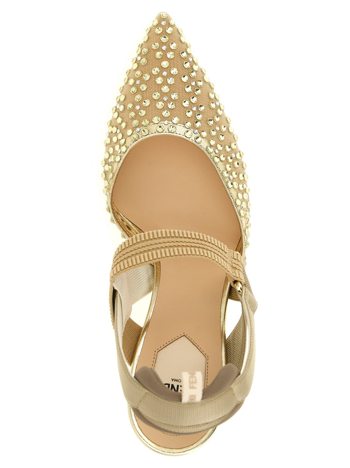 Fendi Colibrì Pumps - Beige | 85e3e23590927c7068aa4322b5e984c6f86972a3