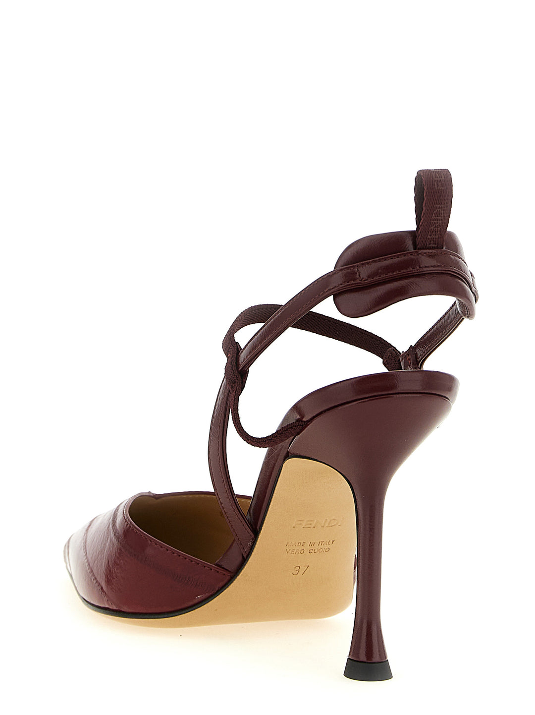Fendi Very Colibrì Pumps - Bordeaux | 00f84f1fbbee0fb7311d106b254de3548905bce7