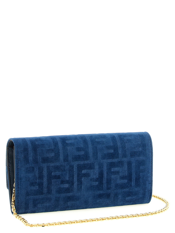 Fendi Continental Baguette Wallets and Card Holders - Blue | 6ce29381bb4f80eaa7707c4262856b8e6c16c530