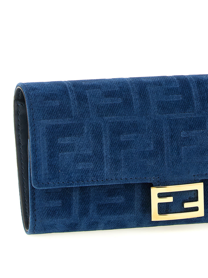 Fendi Continental Baguette Wallets and Card Holders - Blue | 7278a5fa1c16b88337b9740b995915e9f7254cfa
