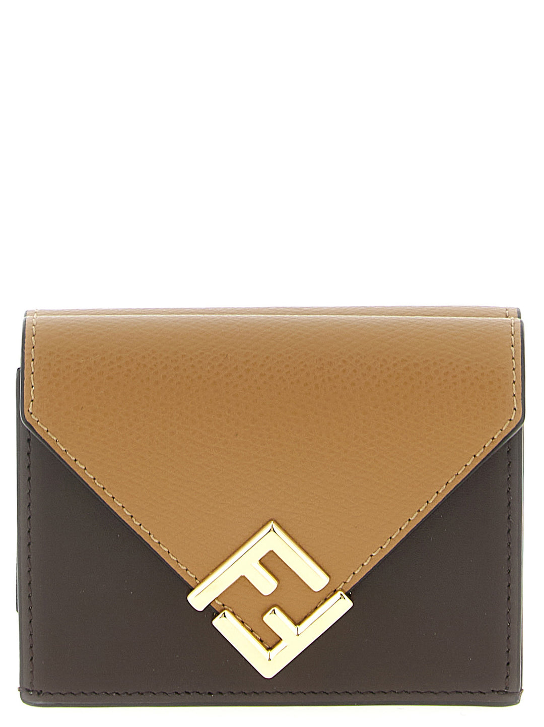 Fendi Mini Tri-Fold Ff Diamonds Wallets and Card Holders - Brown | 3ad555e59d90c2f69bb168f4dc1322801dee1a62