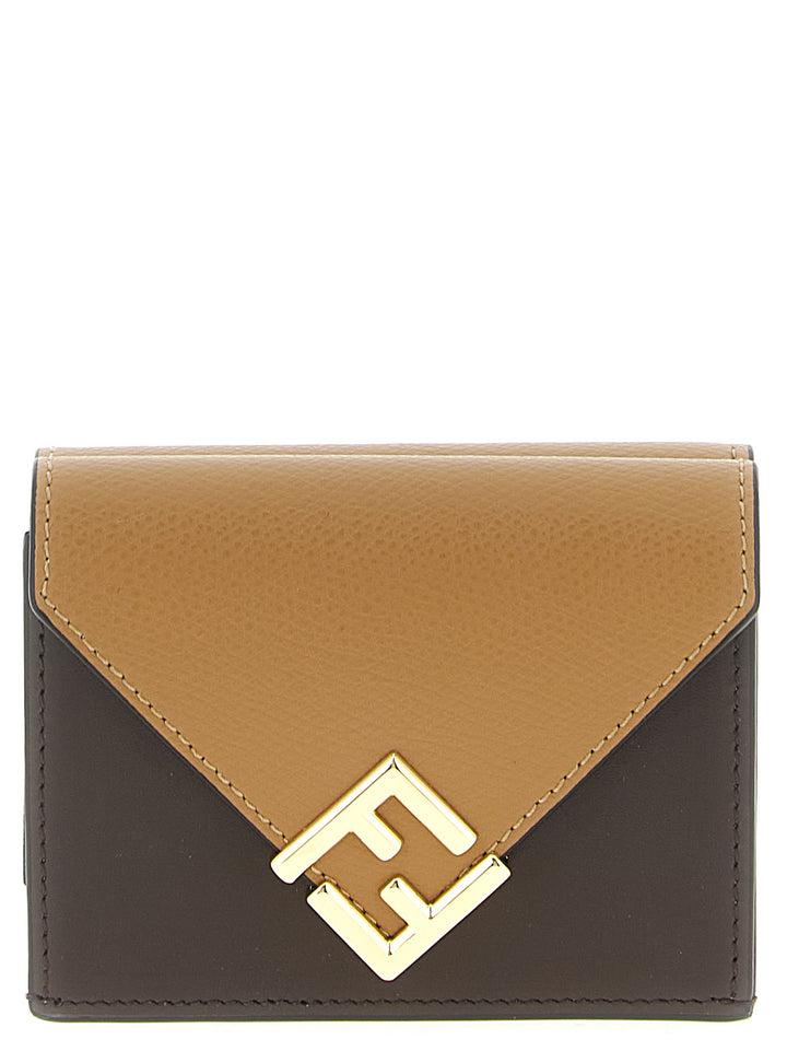 Fendi Mini Tri-Fold Ff Diamonds Wallets and Card Holders - Brown | 3ad555e59d90c2f69bb168f4dc1322801dee1a62