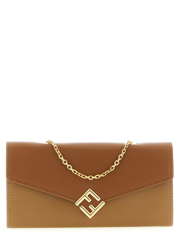 Ff Diamonds Wallets And Card Holders Brown