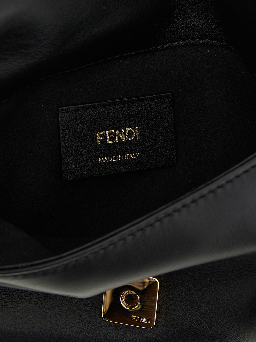 Fendi Mamma Baguette Clutch - Black | aeb53fdc32a18d1f78760b22b7b1a904c515b792