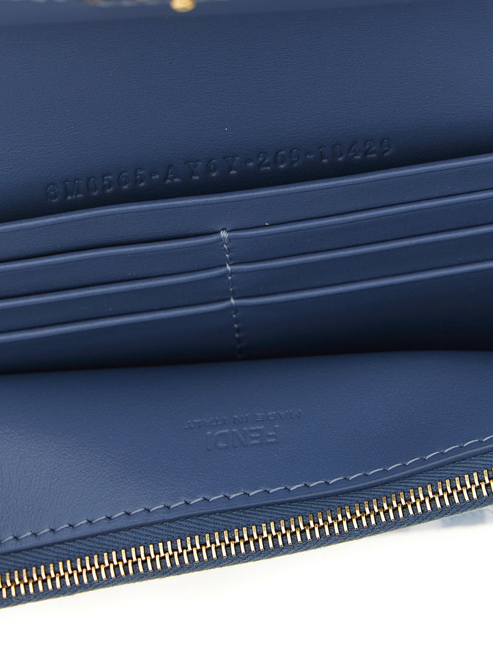 Fendi Continental Baguette Wallets and Card Holders - Light Blue | 63dea4fc00f6192b7a7e468f17e27c1f0aa1a6d0