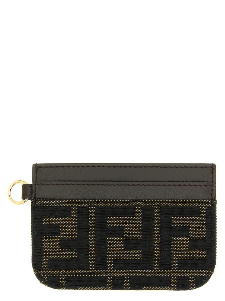 Fendi Ff Jacquard Cardholder Wallets and Card Holders - Brown | 03866419b76f9ea81d4dbf3b0851ebcb1f16a915