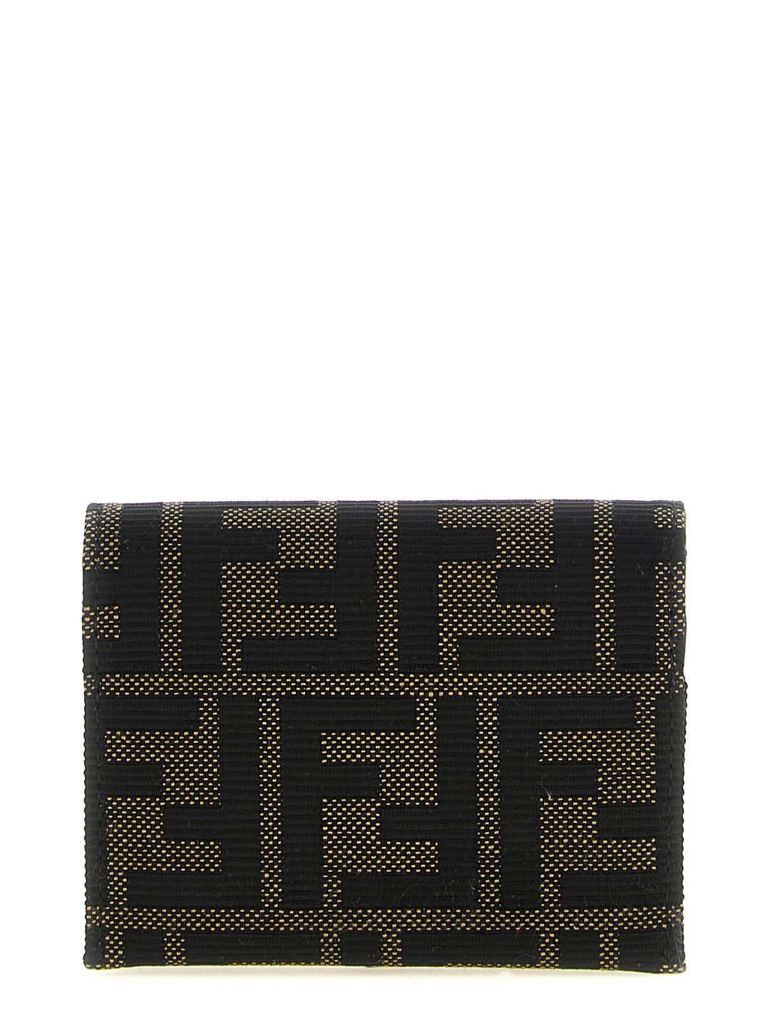 Fendi Ff Jacquard Cardholder Wallets and Card Holders - Brown | 48c5111172cade8f1633b5dc098f36e913f687f9