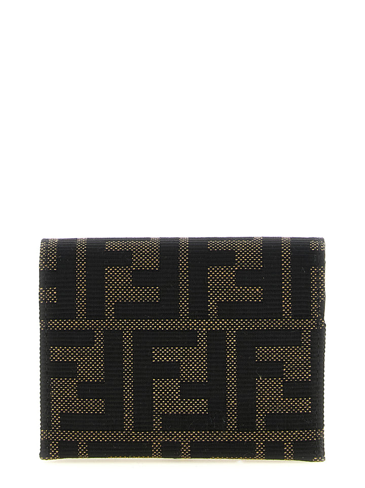 Fendi Ff Jacquard Cardholder Wallets and Card Holders - Brown | 48c5111172cade8f1633b5dc098f36e913f687f9