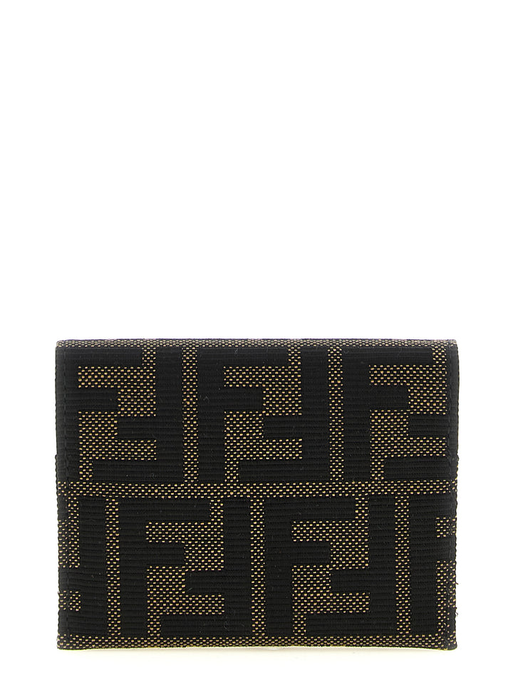 Fendi Ff Jacquard Cardholder Wallets and Card Holders - Brown | 6ae1c4b1ffae7ceb78258f7921d54f011d5ba9f1