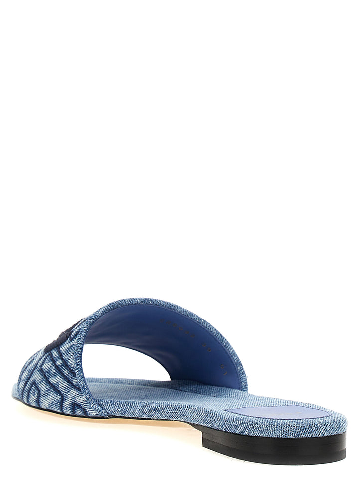 Signature Sandals Light Blue