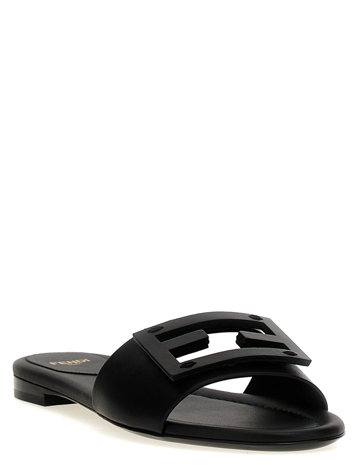 Fendi Baguette Sandals - Black | 91ccb786f723e1c0c0f113212cd2d29959fabf99