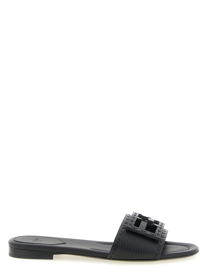 Fendi Baguette Sandals - Black | 0ec2df9e30596e91a918affdc6dd4c6a1fc55a15