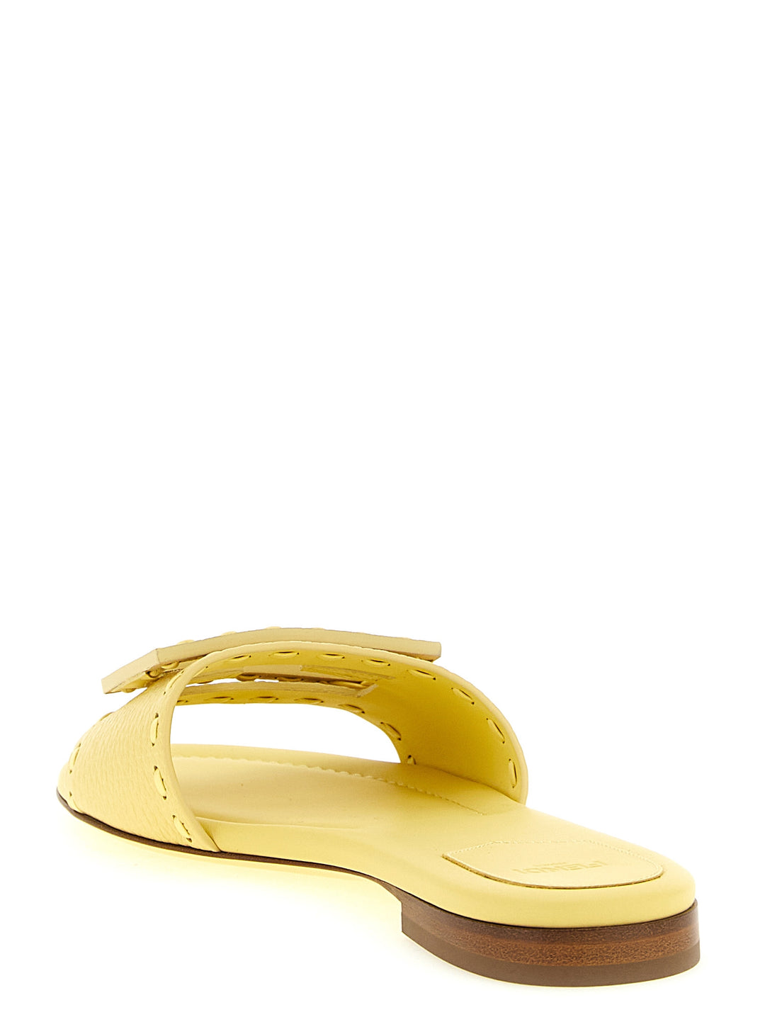 Fendi Baguette Sandals - Yellow | 9379e9b3deda71a82ba16c08dcadddfbc80c044c