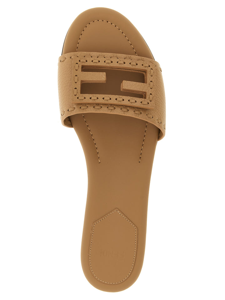 Fendi Baguette Sandals - Beige | d9d75756367d13831f7a7f7b5377c00900c54b4b