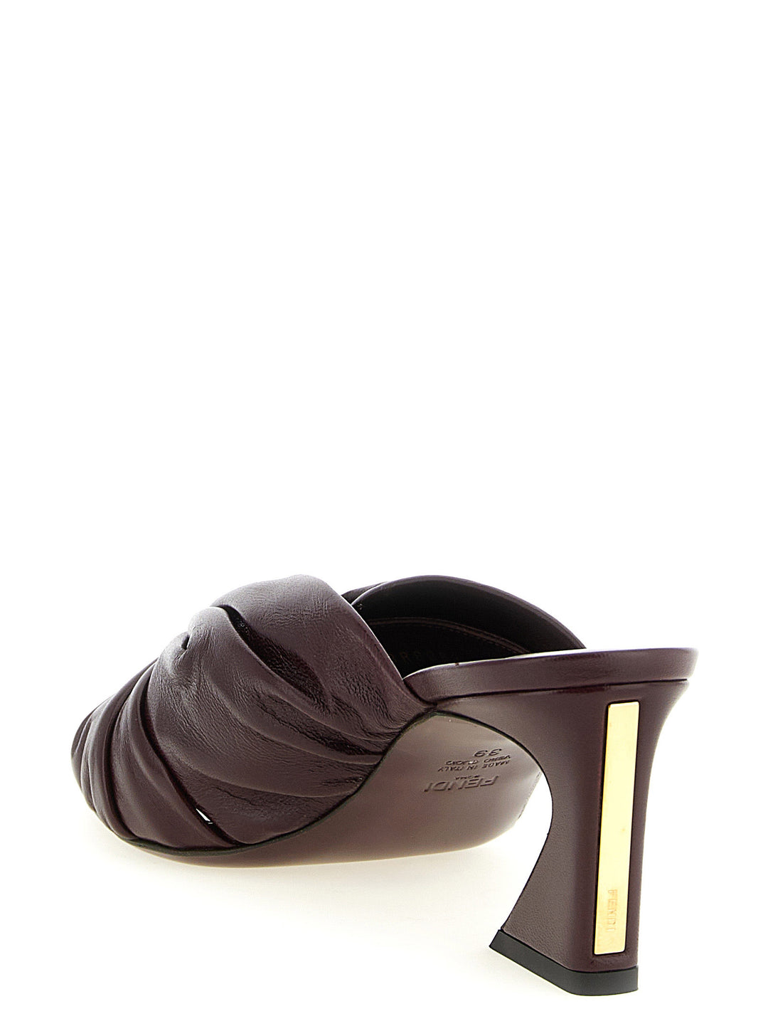 Fendi Fendi Arco Sandals - Bordeaux | ee7b9607e805bb7b9f6046db7b7ac5f860272383