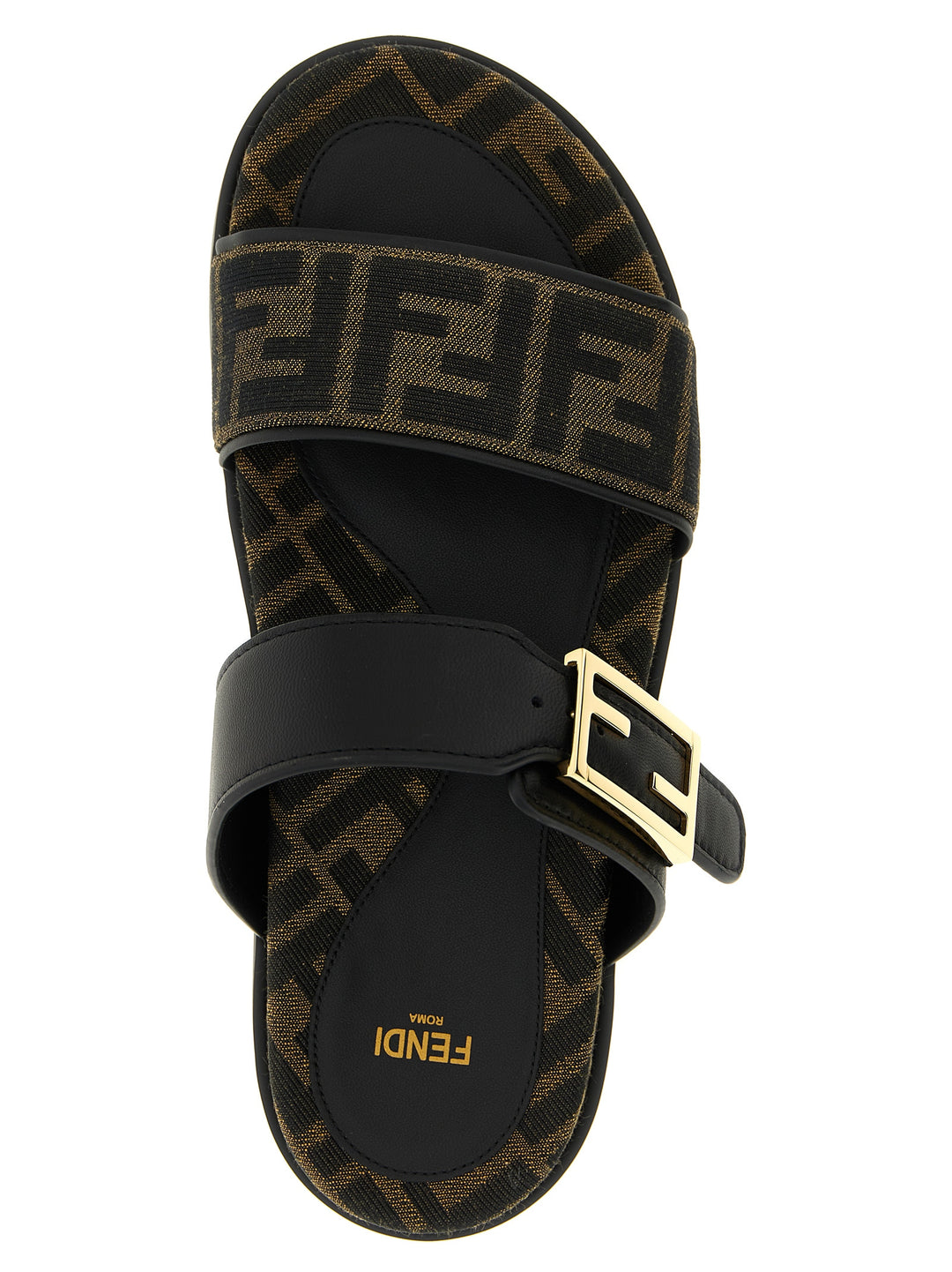 Fendi Fendi Feel Sandals - Brown | 9e1328d7616b4dbbfe5197ca71d90493b4510969
