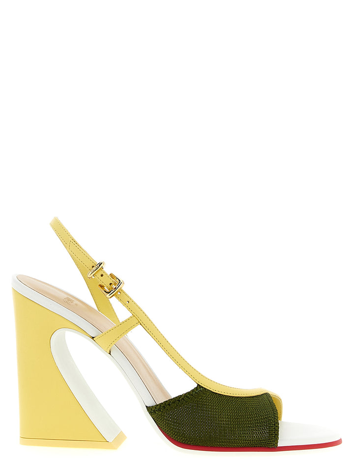 Fendi Fendi Arco Sandals - Multicolor | 61cb4cf04233475c17659ac800843a11e86eea3d