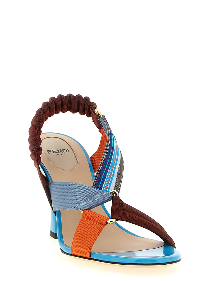 Fendi Colibrì Sandals - Multicolor | f308a77d67346c215f6230bcd1cab2518a1c25b3