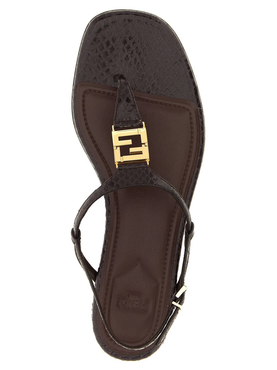Fendi Fendi Ffold Sandals - Purple | ad7caba1dc373769dc4ab4d610e11d121aede407