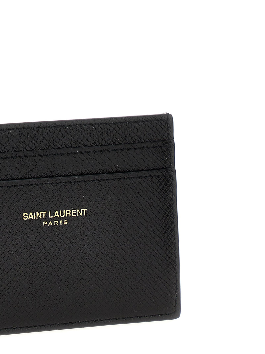 Calfskin Card Holder Wallets Black