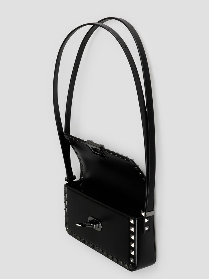 Rockstud23 Shoulder Bags Black