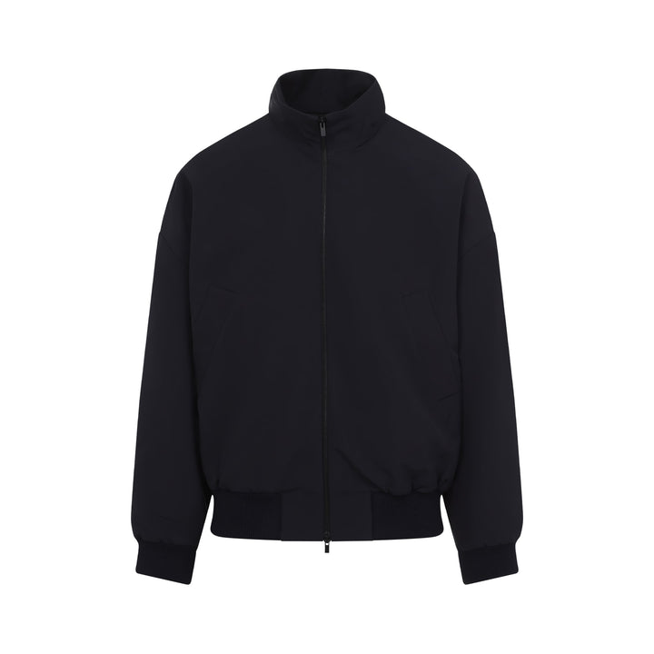 High Neck Track Jacket Jackets Blue