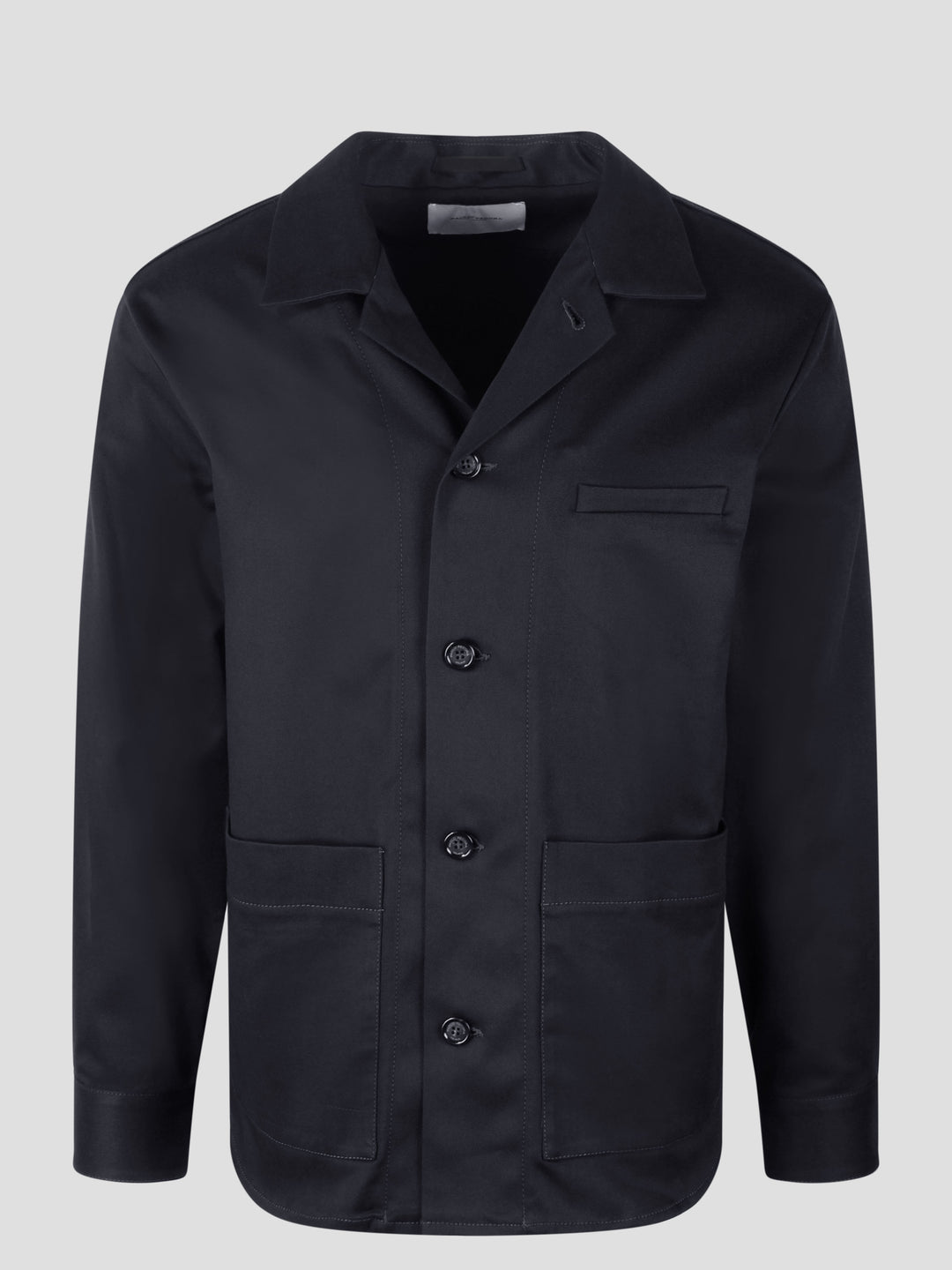 Single-breasted shirt jacket