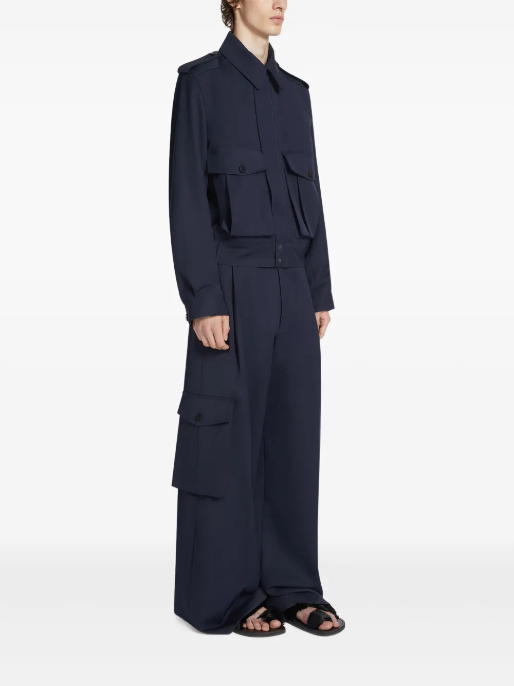 Dries Van Noten Regular & straight leg - Blue | af60324468e01cdf353debaabf36eae784b1e24f