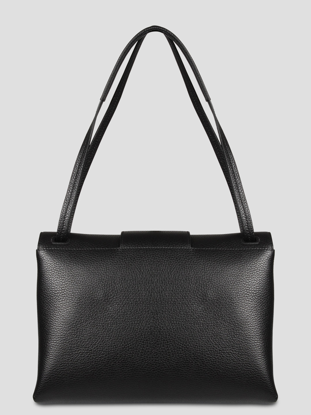 Embossed logo shoulder bag