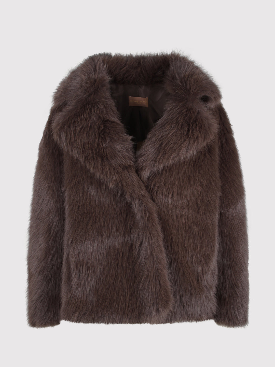 Short eco faux fur