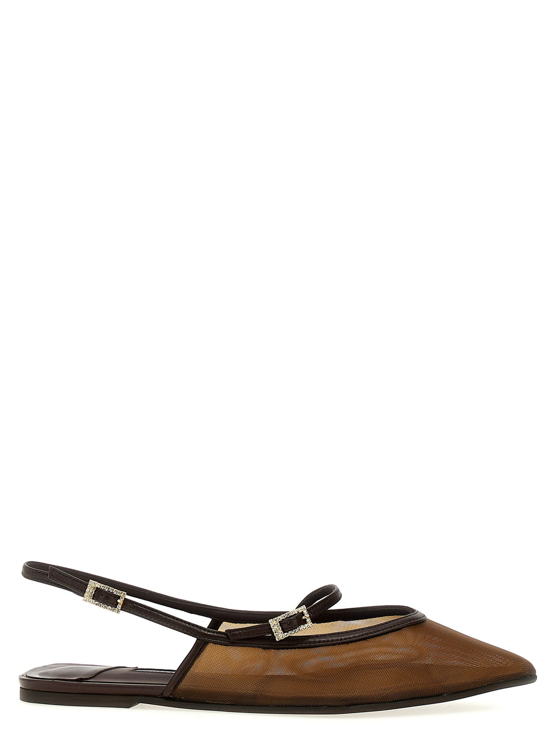 Morgana Flat Shoes Brown