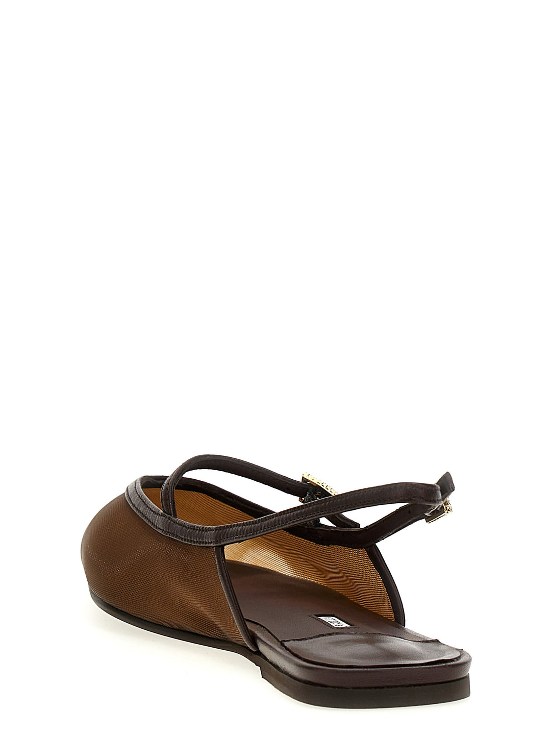 Morgana Flat Shoes Brown